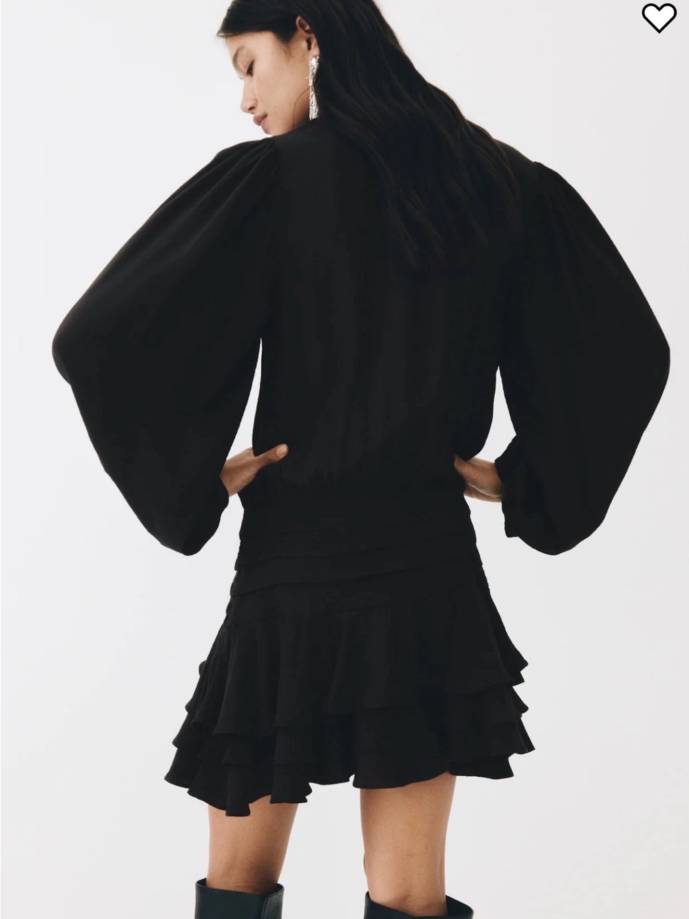 New! H&M Dark grey Mini Dress - Picture 3 of 4